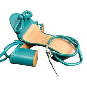 NWOT UZN Made in Brasil Gorgeous Green Color Women Shoes